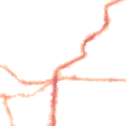 Night-time road noise heatmap for LN2 1NP