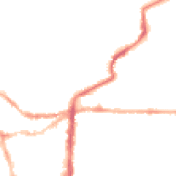 Night-time road noise heatmap for LN2 1NR