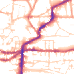 Daytime road noise heatmap for LN2 1NS