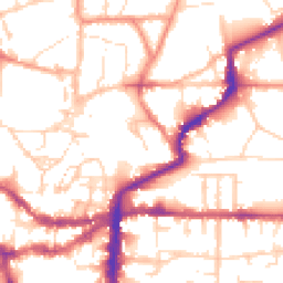 Daytime road noise heatmap for LN2 1PP