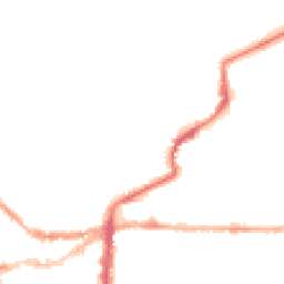 Night-time road noise heatmap for LN2 1PW