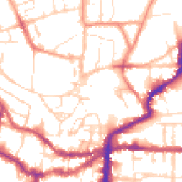 Daytime road noise heatmap for LN2 1PX