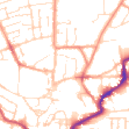 Daytime road noise heatmap for LN2 1QF
