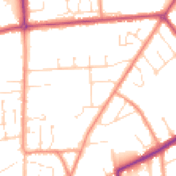 Daytime road noise heatmap for LN2 1RN