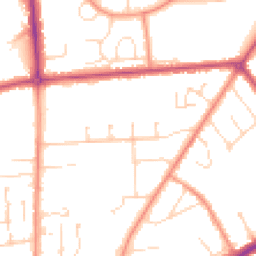 Daytime road noise heatmap for LN2 1SL