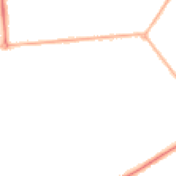 Night-time road noise heatmap for LN2 1SQ