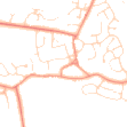 Daytime road noise heatmap for LN2 2EJ