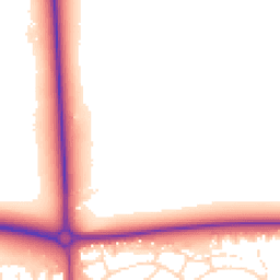Daytime road noise heatmap for LN2 2EN