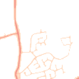 Daytime road noise heatmap for LN2 2FB