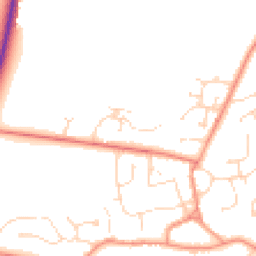 Daytime road noise heatmap for LN2 2FR