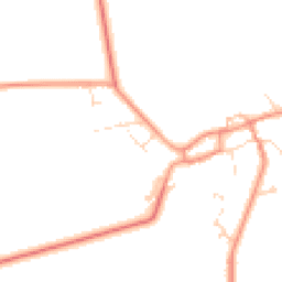 Daytime road noise heatmap for LN2 2GG