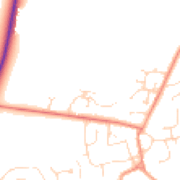 Daytime road noise heatmap for LN2 2GN