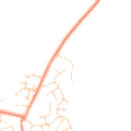 Daytime road noise heatmap for LN2 2GU