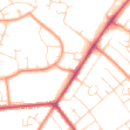 Daytime road noise heatmap for LN2 2HP