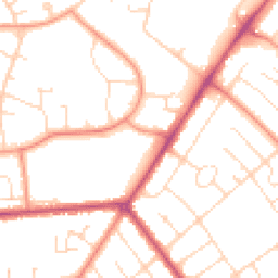 Daytime road noise heatmap for LN2 2JP