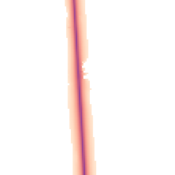 Night-time road noise heatmap for LN2 2LY