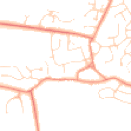 Daytime road noise heatmap for LN2 2NT