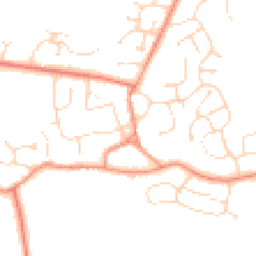 Daytime road noise heatmap for LN2 2PB