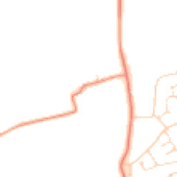 Daytime road noise heatmap for LN2 2QH