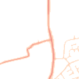 Daytime road noise heatmap for LN2 2SH