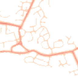 Daytime road noise heatmap for LN2 2TQ