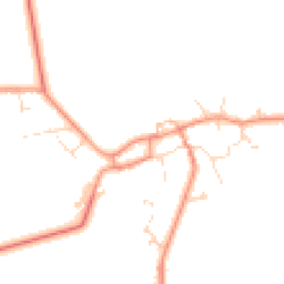 Daytime road noise heatmap for LN2 2UF