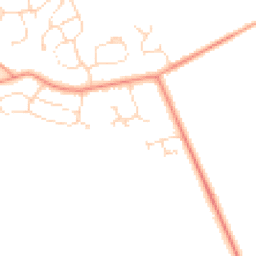 Daytime road noise heatmap for LN2 2WG