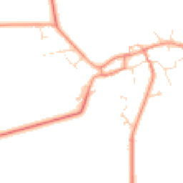 Daytime road noise heatmap for LN2 2WJ