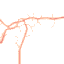 Daytime road noise heatmap for LN2 2XB