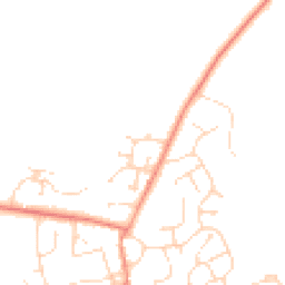 Daytime road noise heatmap for LN2 2XT