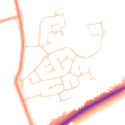 Daytime road noise heatmap for LN2 2YD