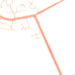 Daytime road noise heatmap for LN2 2ZB