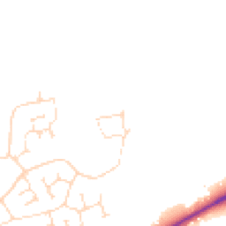 Daytime road noise heatmap for LN2 2ZG