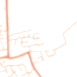 Daytime road noise heatmap for LN2 3BW
