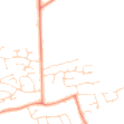 Daytime road noise heatmap for LN2 3BZ