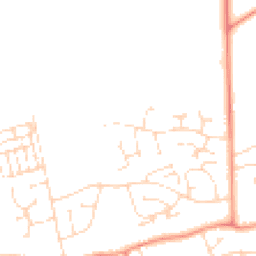 Daytime road noise heatmap for LN2 3DY