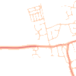 Daytime road noise heatmap for LN2 3FR