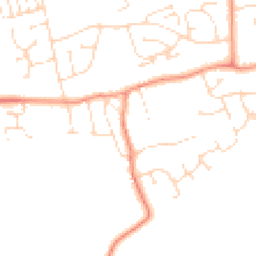 Daytime road noise heatmap for LN2 3HZ