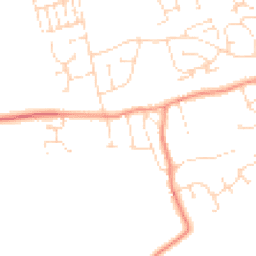 Daytime road noise heatmap for LN2 3JW
