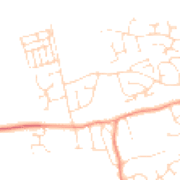 Daytime road noise heatmap for LN2 3LE