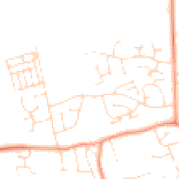 Daytime road noise heatmap for LN2 3LQ