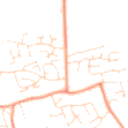 Daytime road noise heatmap for LN2 3LY