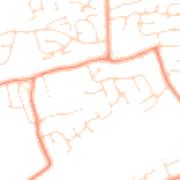 Daytime road noise heatmap for LN2 3QG