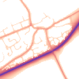 Daytime road noise heatmap for LN2 3QX