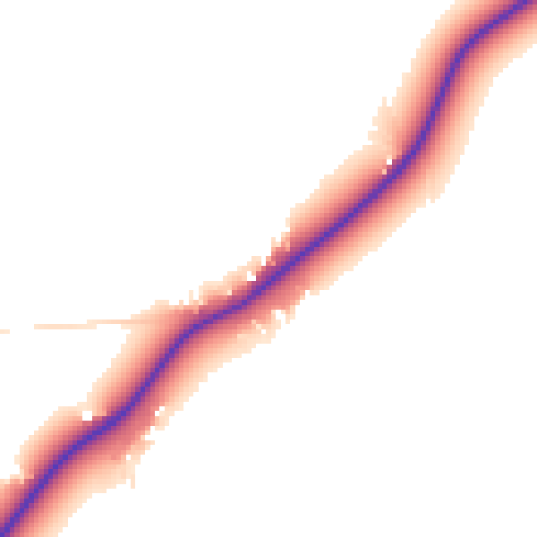 Daytime road noise heatmap for LN2 3RD
