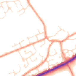 Daytime road noise heatmap for LN2 3SD