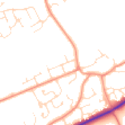 Daytime road noise heatmap for LN2 3SG