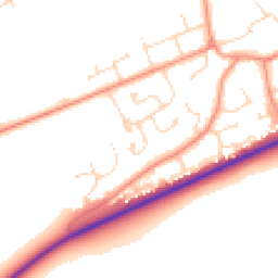Daytime road noise heatmap for LN2 3SR