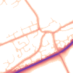 Daytime road noise heatmap for LN2 3SX