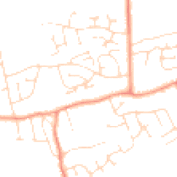 Daytime road noise heatmap for LN2 3SZ